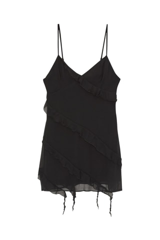 Robe volantée - Noir
