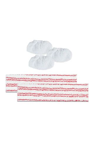 Kit 2 serpillières microfibre + 3 bonnettes Vaporetto    Série Pro, Classic