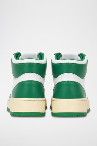 Hoge Leren Sneakers Medalist Mid - Wit