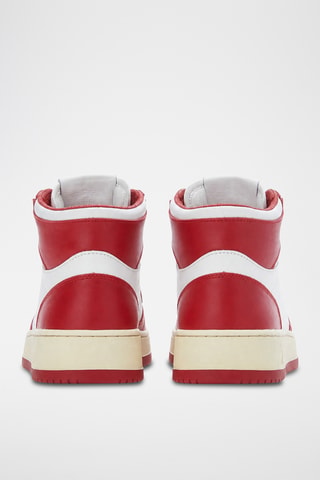 Hoge Leren Sneakers Medalist Mid - Wit