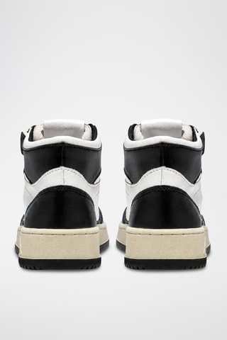Hoge Leren Sneakers Medalist Mid - Wit