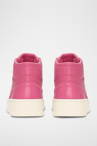Hoge Leren Sneakers Medalist Mid - Lichtbeige