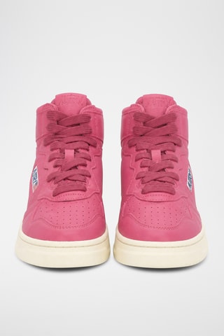 Hoge Leren Sneakers Medalist Mid - Lichtbeige