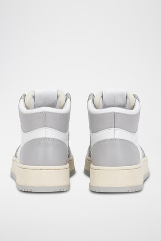 Hoge Leren Sneakers Medalist Mid - Wit