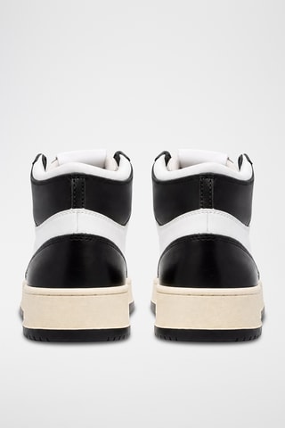 Hoge Leren Sneakers Medalist Mid - Wit