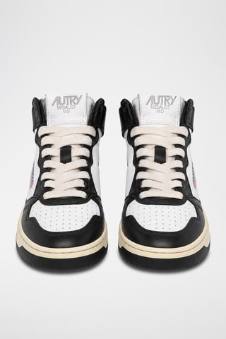 Hoge Leren Sneakers Medalist Mid - Wit
