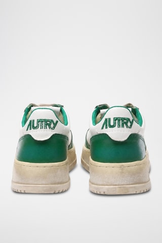 Leren Sneakers Sup Vint Low - Wit