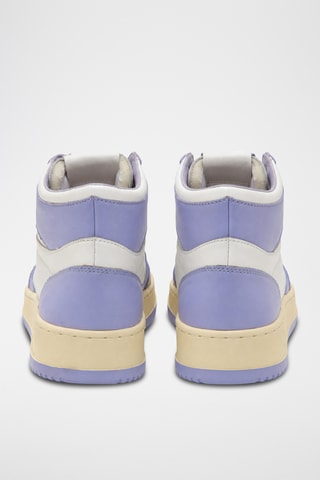 Hoge Leren Sneakers Medalist Mid - Wit