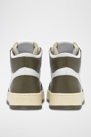 Hoge Leren Sneakers Medalist Mid - Wit