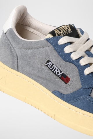 Leren Sneakers Medalist Low - Grijs