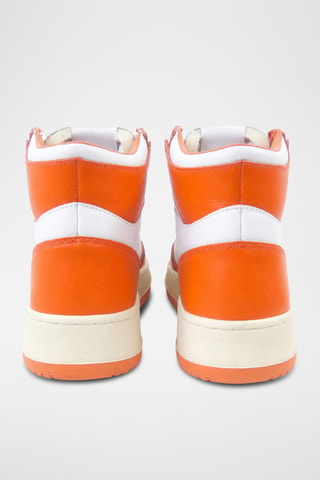 Hoge Leren Sneakers Medalist Mid - Wit