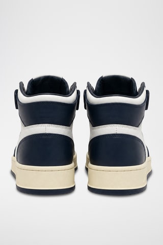 Hoge Leren Sneakers Medalist Mid - Wit