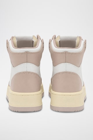 Hoge Leren Sneakers Medalist Mid - Wit