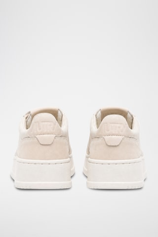 Geitenleren Sneakers Medalist Low - Lichtbeige