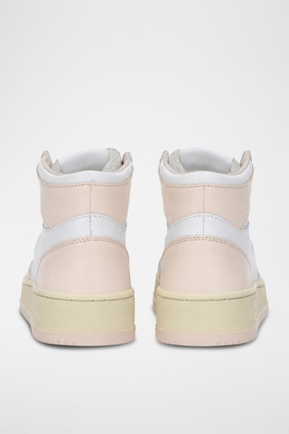 Hoge Leren Sneakers Medalist Mid - Wit