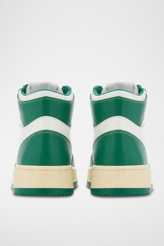 Hoge Leren Sneakers Medalist Mid - Wit