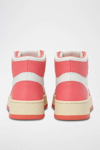 Hoge Leren Sneakers Medalist Mid - Wit
