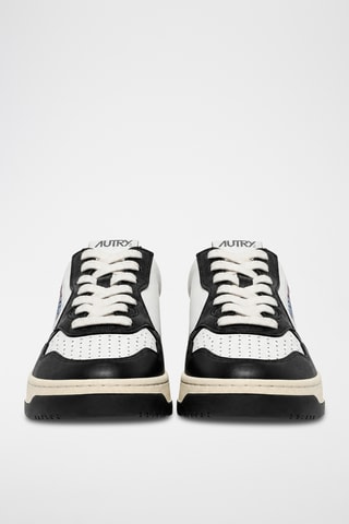Leren Sneakers Mule Low - Wit