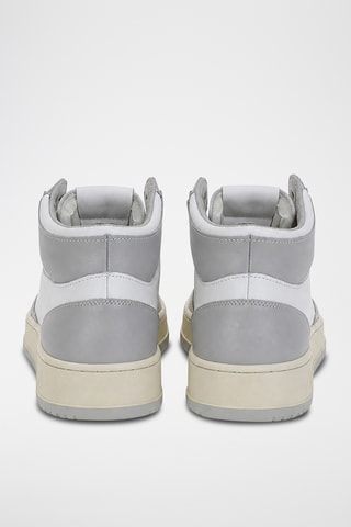 Hoge Leren Sneakers Medalist Mid - Wit