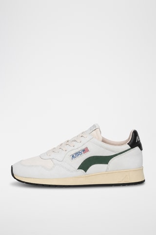 Leren Sneakers Reelwind low - Wit
