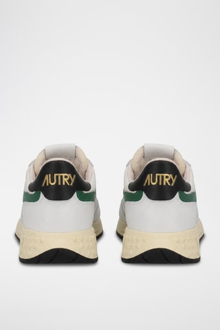 Leren Sneakers Reelwind low - Wit