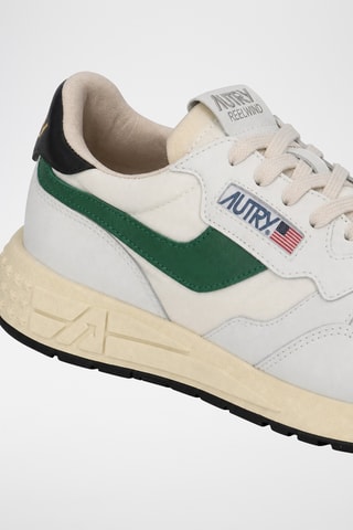 Leren Sneakers Reelwind low - Wit