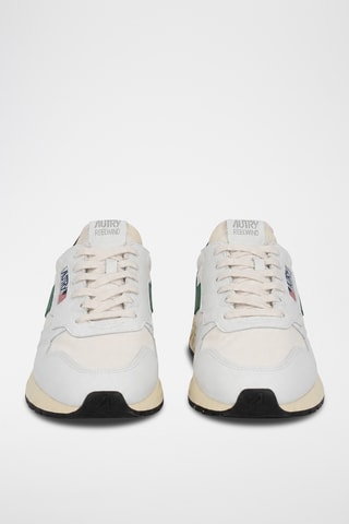 Leren Sneakers Reelwind low - Wit