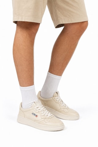 Geitenleren Sneakers - Beige