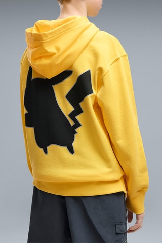 Sweat à capuche Pikachu Pokémon - Jaune