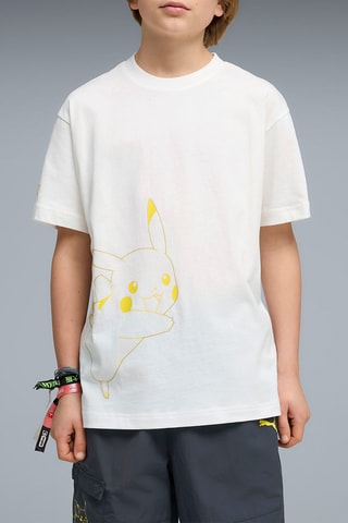 T-shirt Pikachu Pokémon - Blanc