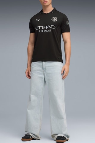 T-shirt Mcfc Away Js Rep - Blanc et noir