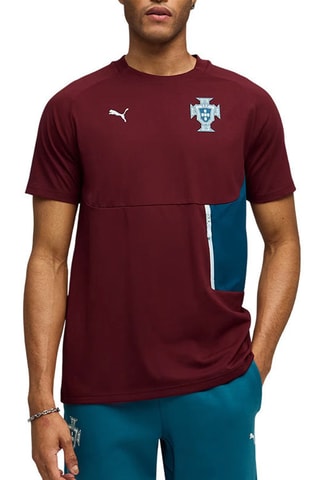 T-shirt regular de football Fédération Portugaise de Football - Rouge