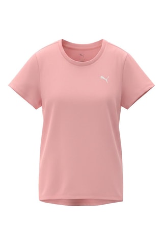 T-shirt de running Puma - Blanc et rose