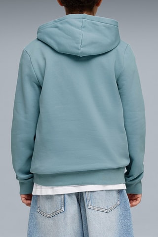 Sweat polaire à capuche Essentials - Bleu
