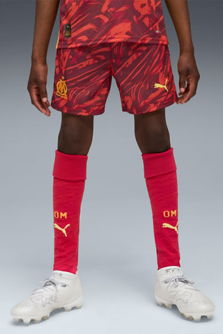 Short de football Olympique de Marseille - Rouge foncé