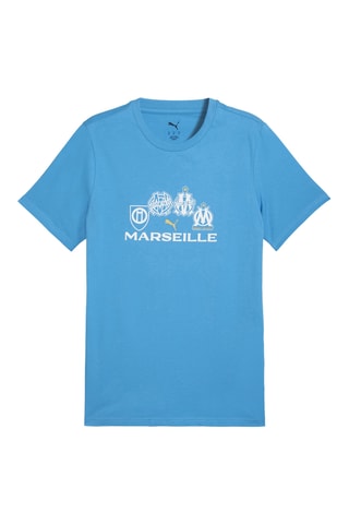 T-shirt regular Olympique de Marseille - Bleu