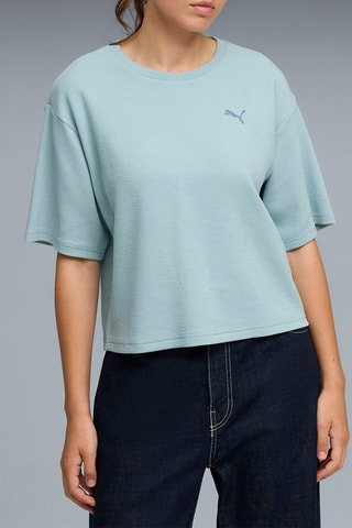 T-shirt relaxed Essentials - Bleu