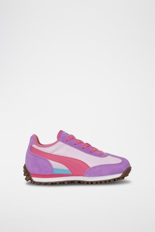 Baskets en cuir Easy Rider Kids PS - Rose clair