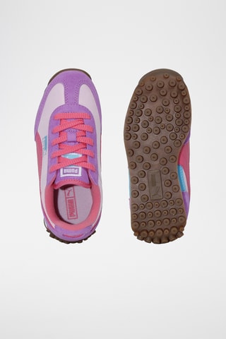 Baskets en cuir Easy Rider Kids PS - Rose clair