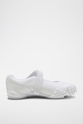 Baskets en cuir Mostro - Blanc