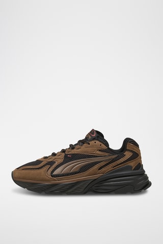 Baskets en nubuck Fade - Marron foncé