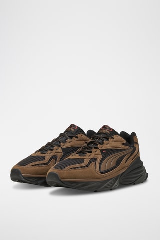 Baskets en nubuck Fade - Marron foncé