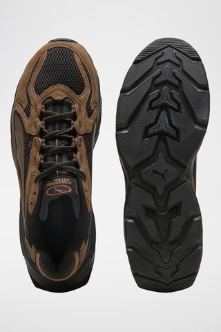 Baskets en nubuck Fade - Marron foncé
