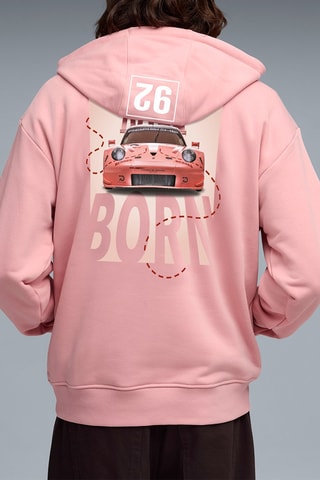Sweat à capuche Porsche Legacy - Rose