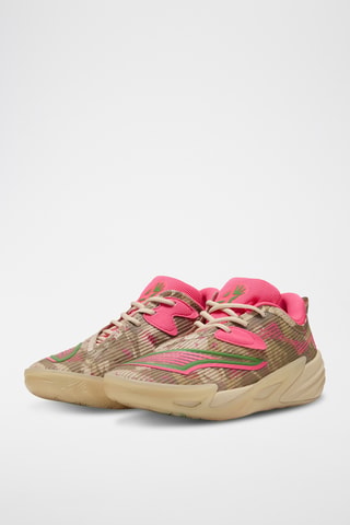 Chaussures de basketball Flau'jae Johnson - Beige, rose et vert