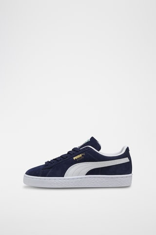 Baskets en nubuck - Bleu marine