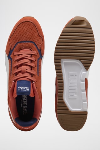 Baskets en nubuck PL - Orange