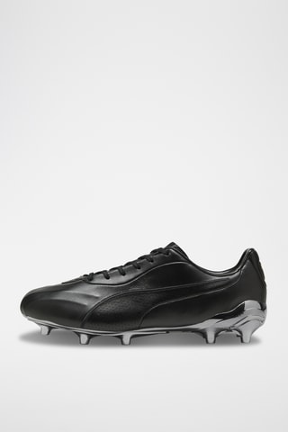 Chaussures de football en cuir King Platinum - Noir