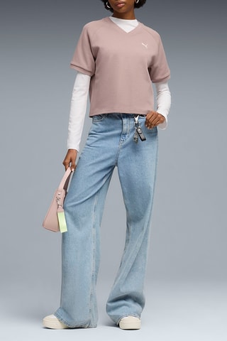 T-shirt relaxed Puma Class - Taupe