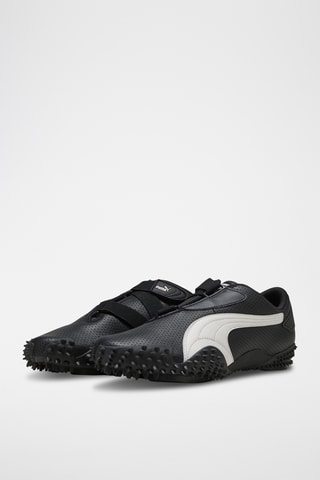 Baskets en cuir de veau Mostro - Noir